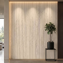 Bodaq W871 Oak interior film rendered on a feature wall