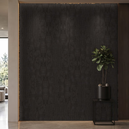Bodaq W883 Burl interior film rendered on a feature wall