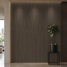 Bodaq W955 Walnut interior film rendered on a feature wall