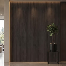 Bodaq W956 Walnut interior film rendered on a feature wall