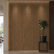 Bodaq ZX126 Walnut interior film rendered on a feature wall