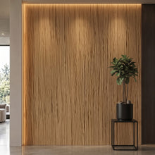 Bodaq ZX145 Oak interior film rendered on a feature wall