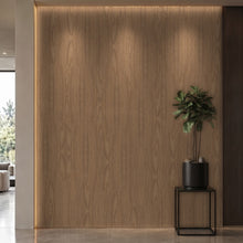 Bodaq ZX158 Walnut interior film rendered on a feature wall