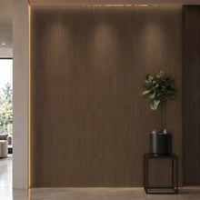 Bodaq ZX175 Walnut interior film rendered on a feature wall